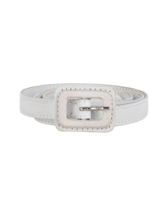 Dior bälte i vitt läder - Image 1