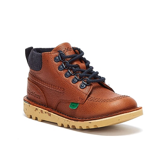 Jongens Meisjes Kickers Kick Hi Winter Volnerf Junior Bruine Laarzen - Image 2