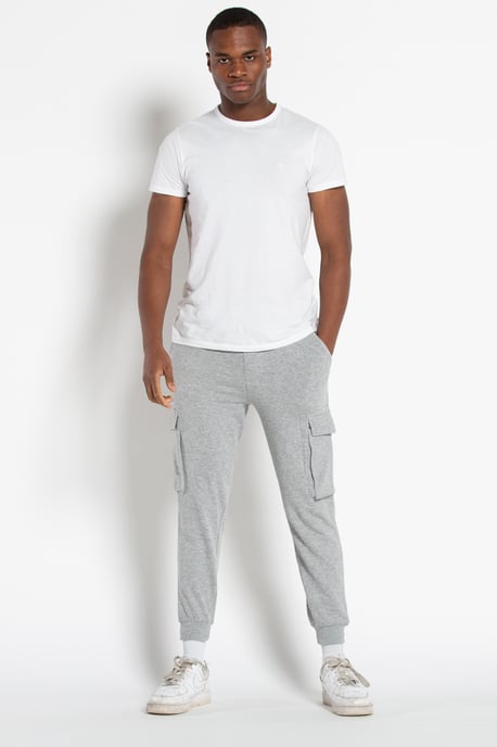 Cotton Blend Cargo Jogger