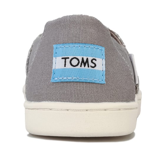 Girl's Toms Juniors Foil Peace Pumps in Grey