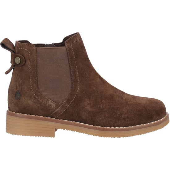 Hush Puppies Maddy Suede Dames Laarzen Chocolade - Image 5