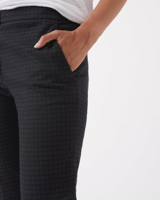 Square Spot Jacquard Trouser