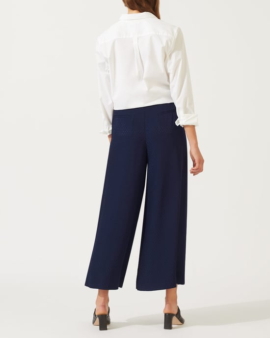 Spot Jacquard Circular Culotte