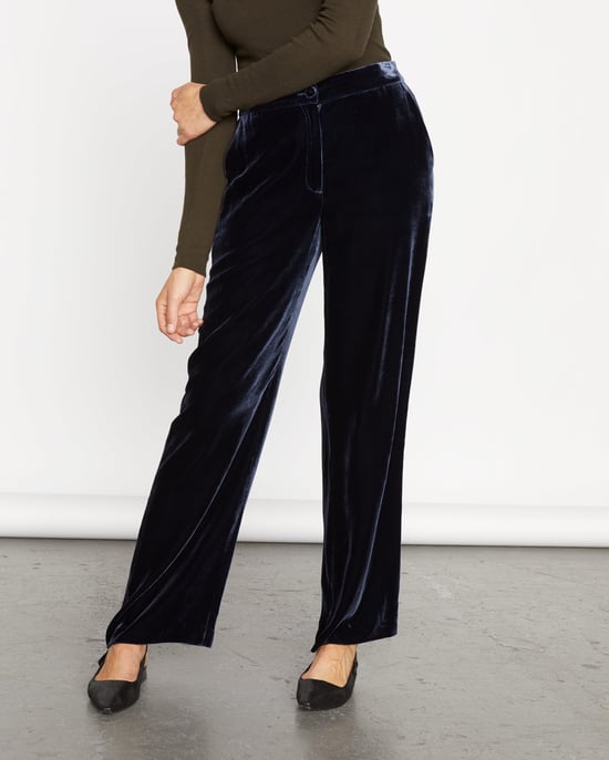 Silk Velvet Relaxed Trouser