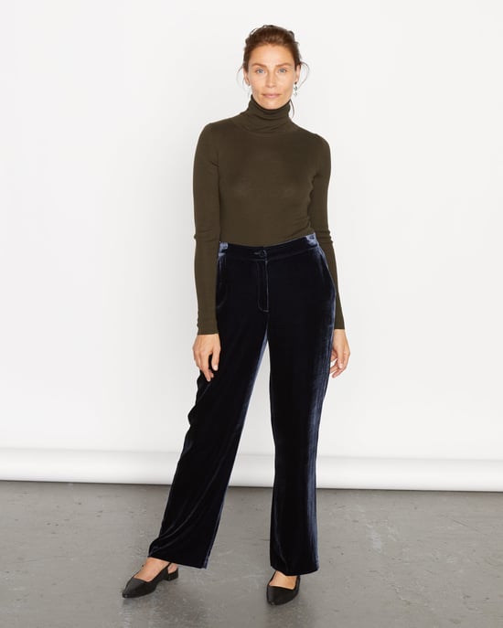 Silk Velvet Relaxed Trouser