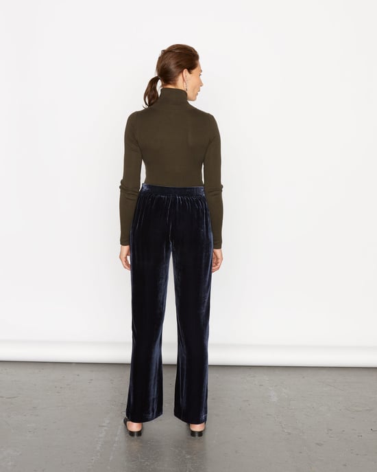 Silk Velvet Relaxed Trouser