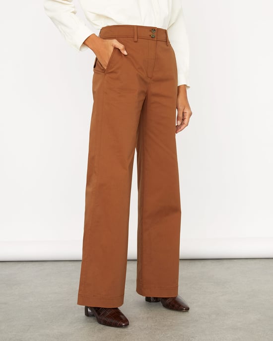 Fine Drill Wide Trouser