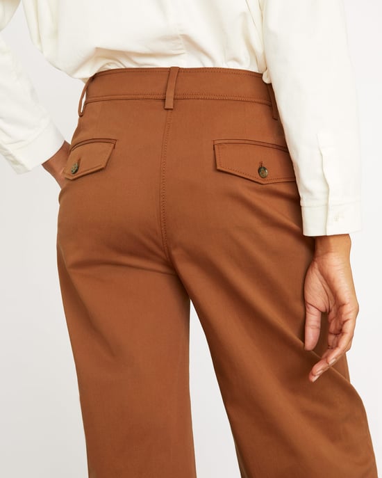 Fine Drill Wide Trouser