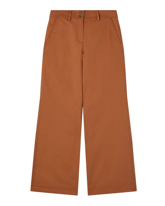 Fine Drill Wide Trouser