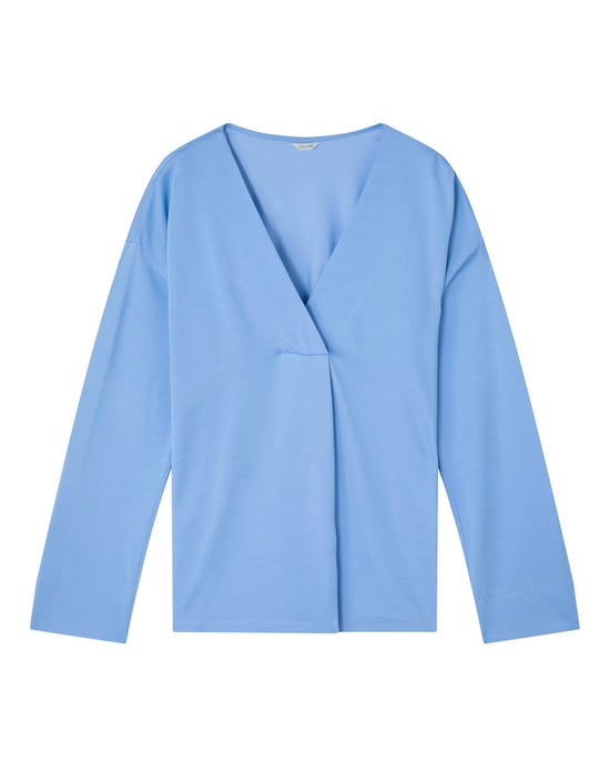 Slinky Stitch Placket Blouse
