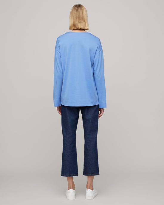 Slinky Stitch Placket Blouse