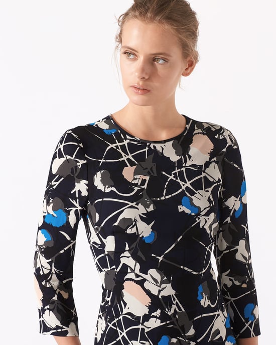 Floral Thistle Iris Dress