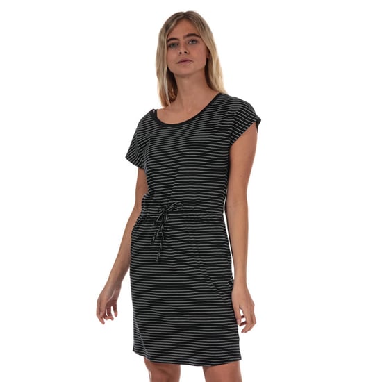 Women's Vero Moda April Stripe Dress in Black-White