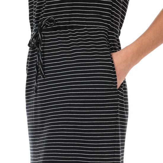 Women's Vero Moda April Stripe Dress in Black-White