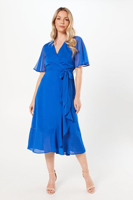 Ruffle Wrap Dress - Image 1