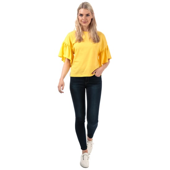Women's Vero Moda Rebecca Jersey Top in Yellow