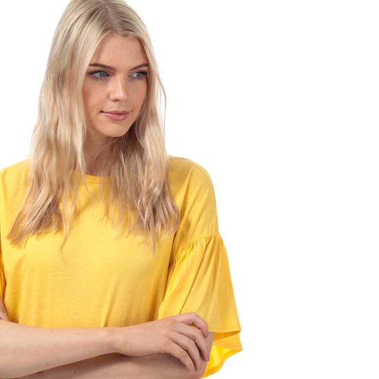 Women's Vero Moda Rebecca Jersey Top in Yellow