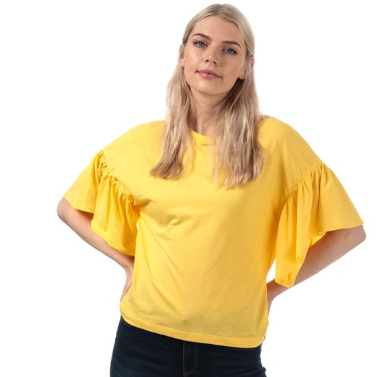 Women's Vero Moda Rebecca Jersey Top in Yellow