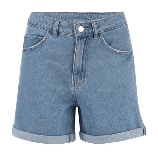 Women's Vero Moda Nineteen High Rise Loose Shorts in Light Blue