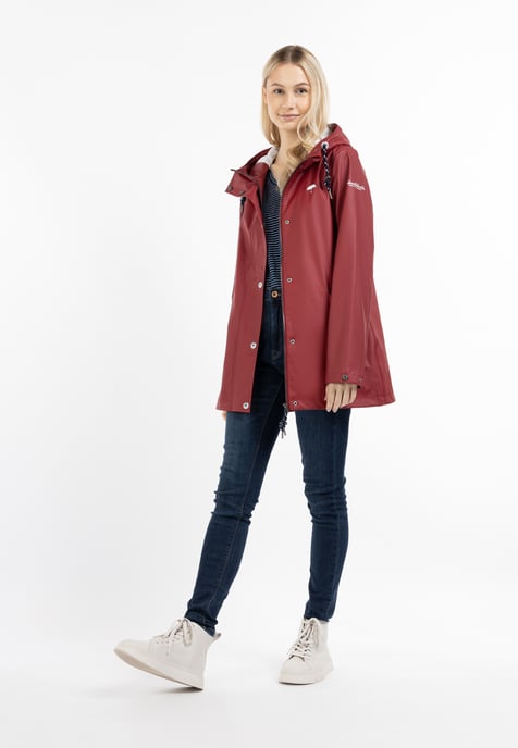 Schmuddelwedda Regenjas Dames donkerrood - Image 2