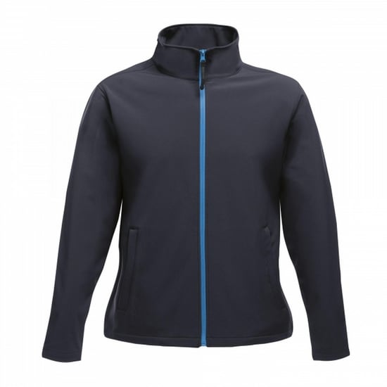Regatta Womens/Ladies Ablaze Printable Soft Shell Jacket (Navy Blue/French Blue)