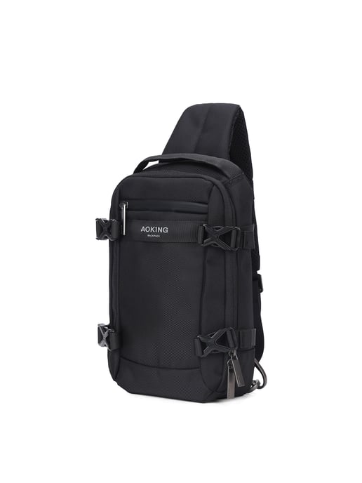 Aoking schoudertas Uniseks BLACK - Image 2