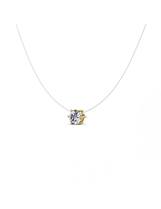 Sjöjungfruns tårar-halsband - guld och kristall - Image 3