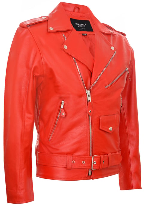 Brando biker skirt leather motorcycle jacket