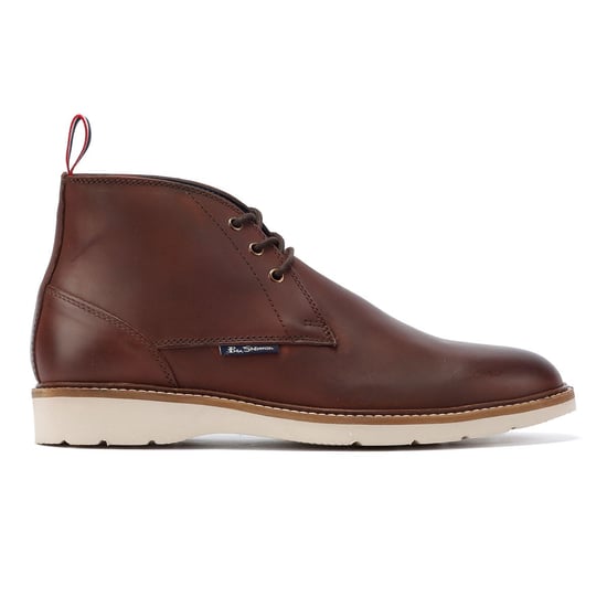 Ben Sherman Hampton Leren Herenlaarzen Bourgondië - Image 5