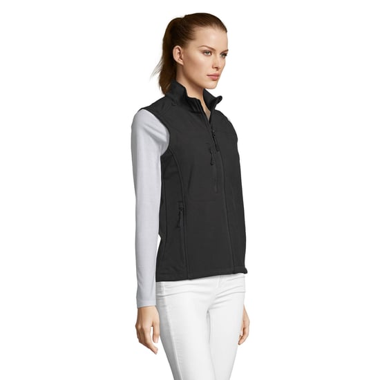 SOLS Dames/Dames Rallye Softshell Mouwloos Gilet (Zwart) - Image 3