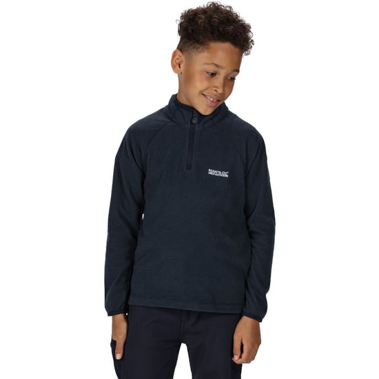 Regatta Boys & Girls Loco Zip Neck Stretch Fit Micro Fleece Jacket Top - Image 1