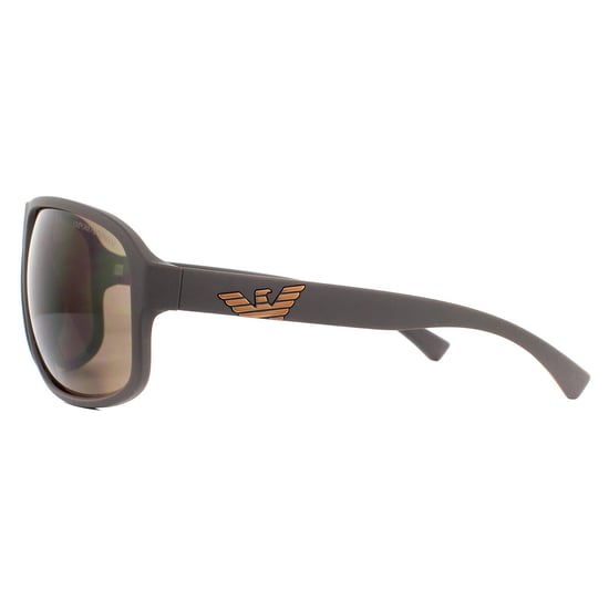 Emporio Armani Sunglasses EA4130 575573 Matte Brown Brown
