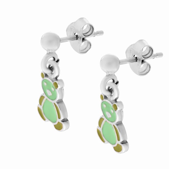 Orphelia 'Bear' Kinder 925 Sterling Zilver Dangle Oorstekers - Zilver ZO-7140/GR - Image 3