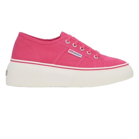 Superga Womens/Ladies 2287 Bubble Line Trainers (Fuchsia Pink/Avorio)