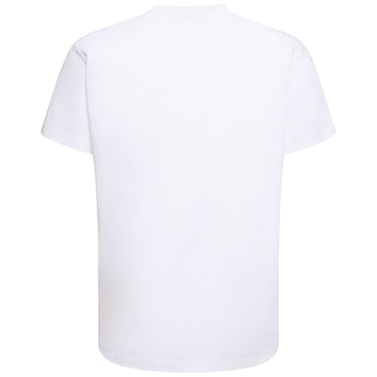 Dsquared2 Cool Fit Groen Blur Icon Logo Wit T-shirt - Image 2
