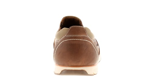 Mans Grained Brushed Pu Lifestyle Twin Gusset Shoe Mesh Inlays And Heel Counter Overlaid Mud Guard M - Image 4