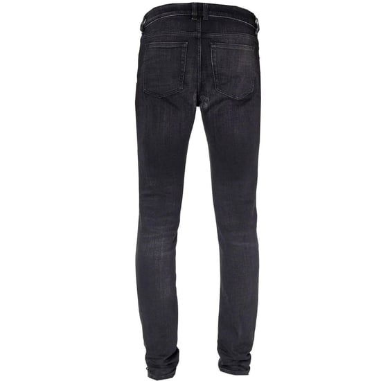 Diesel Sleenker Destroyed Reinforced Denim Black Skinny Jeans - Image 2