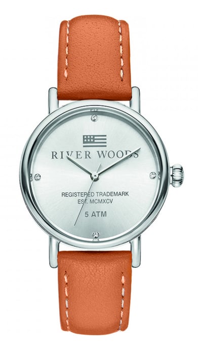 River Woods Arkansas dameshorloge Bruin RW340038 - Image 1