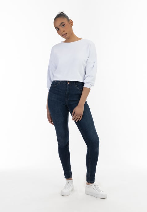 Mymo Sweatshirt Dames wit - Image 2
