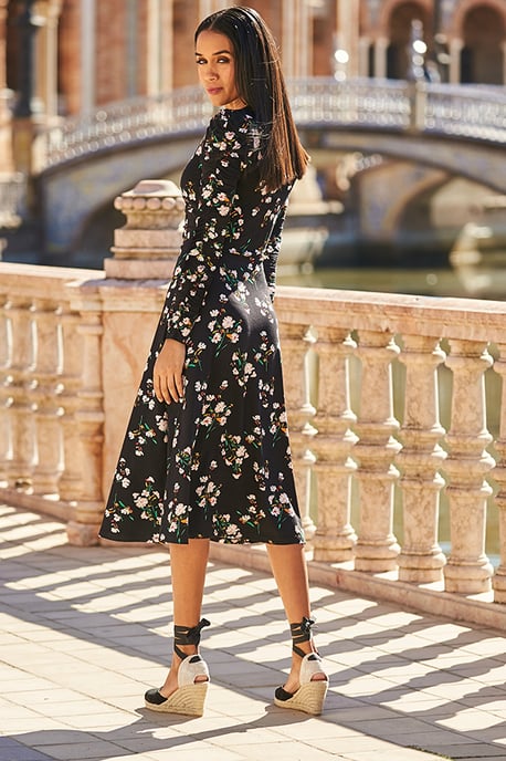 sachin and babi light blue dress Casual floral dresses main image 0