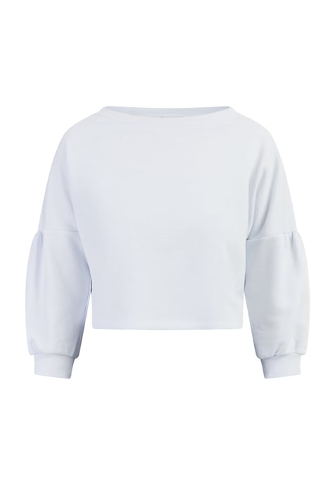 Mymo Sweatshirt Dames wit - Image 1