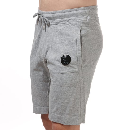 Men's C.P. Company Light Fleece Jog Shorts in Grey