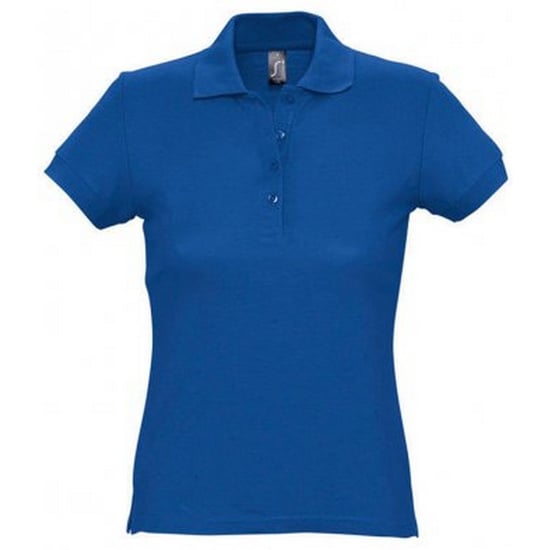 SOLS Dames/dames Passion Pique Poloshirt met korte mouwen (Koningsblauw) - Image 1