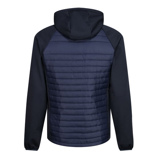 Regatta Navigate Quiltad Hybridjacka för herrar (Marin/Seal Grey) - Image 2