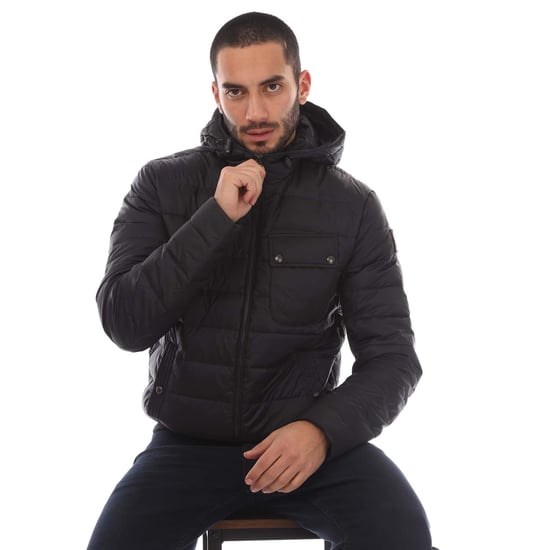 Men's Belstaff Down Filled Nylon Streamline Jacket in Navy