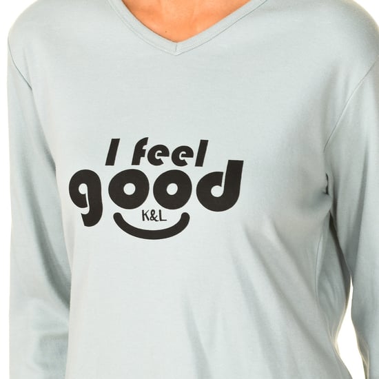 Good KL45156 Women's Winter Interlock Pajamas - Image 2