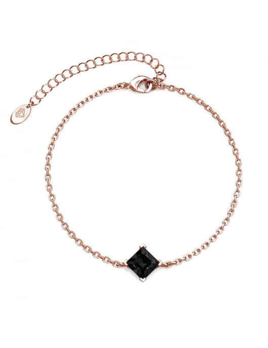 copy of Simple Square : Rose Gold and Crystal - Image 3