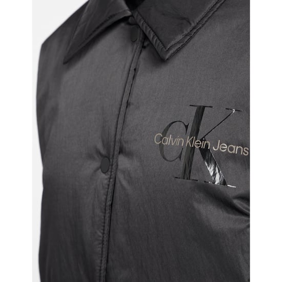 Women's Calvin Klein Oversized Padded Coach Jacket in Black