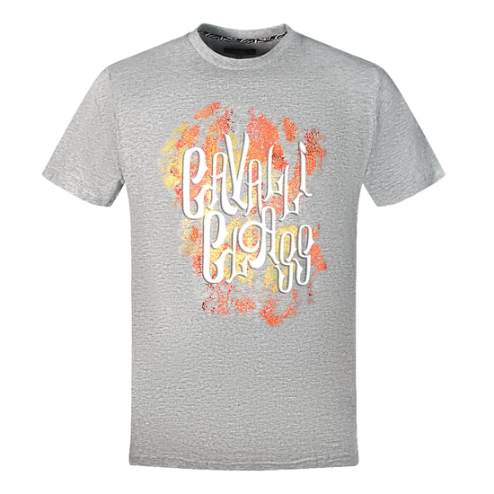 Cavalli Class Bold Logo Grå T-Shirt - Image 1