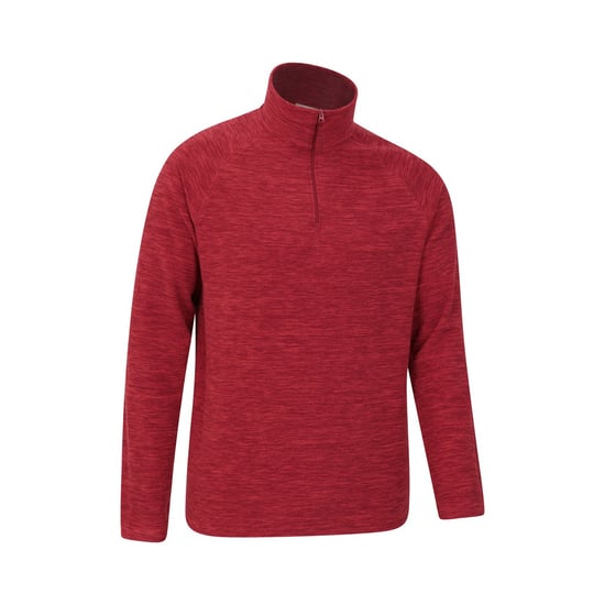 Mountain Warehouse Mens Snowdon II Fleece Top (Dark Red)